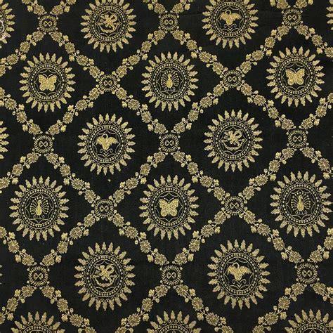 Metallic Diamond Jacquard Brocade 